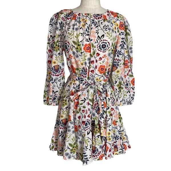 Velvet Anthropologie Keelin meadow floral dressl - Image 4