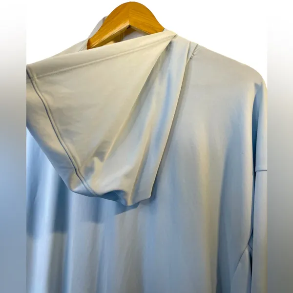 UNDER ARMOUR HeatGear Light Blue Long Sleeve Hooded Sweatshirt Hoodie - Size XL - Image 8