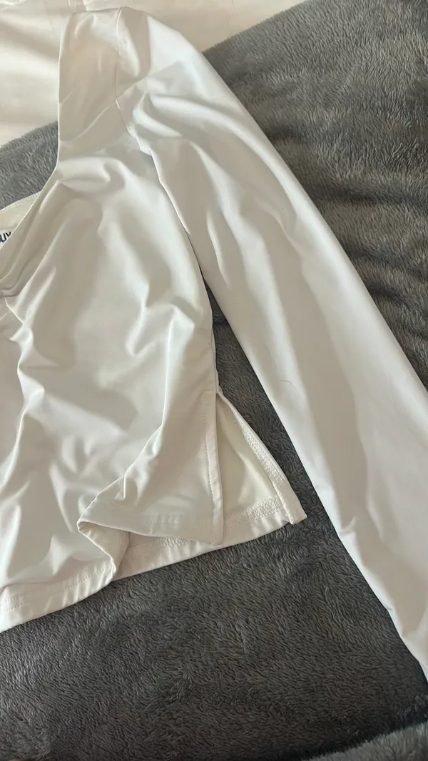 Princess Polly White Long Sleeve Top - Image 4