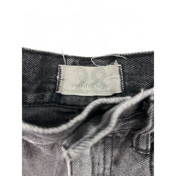 We the Free People 28 Libre Wide Leg Jeans Denim Washed Black Flare 31" inseam - Image 5