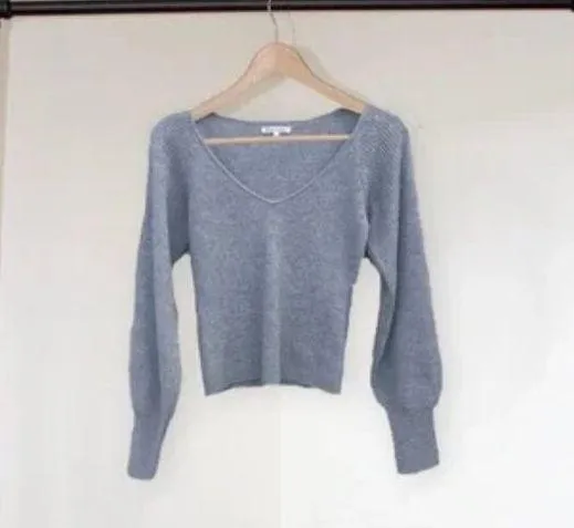 1HR SALE ⚡Reformation Hart Cashmere Sweater (Dark Grey) - Image 3