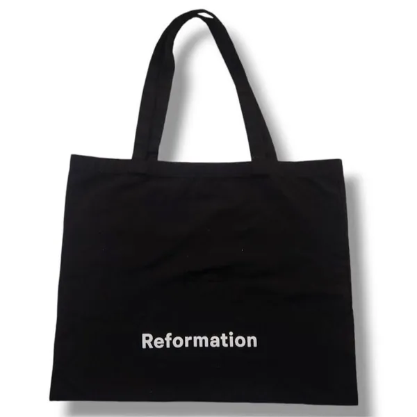 ✨Reformation Small Black Canvas Tote Bag✨ - Image 7