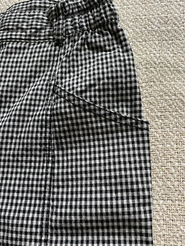 Urban Outfitters Checkered Tapered Trousers - Image 5