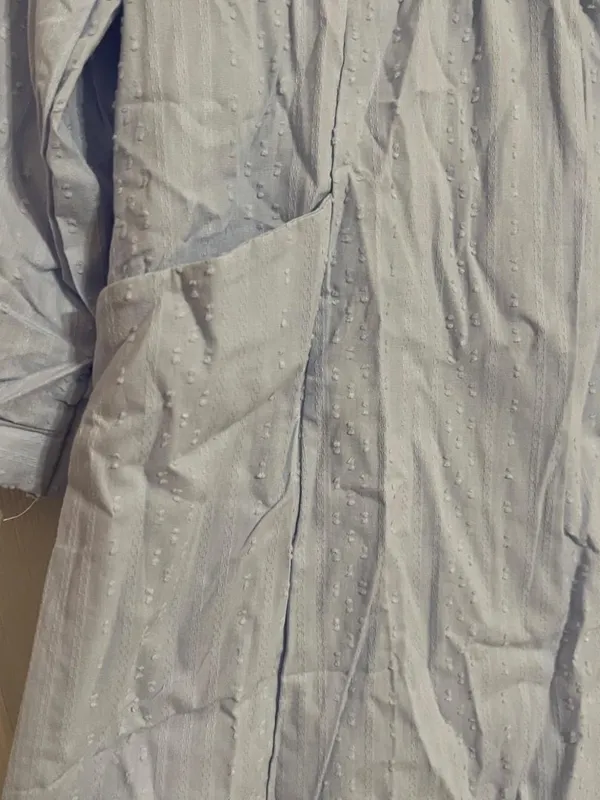 Light blue linen-style* dress - Image 2