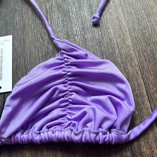 Nessy Swimwear Purple Bikini Top - Image 2