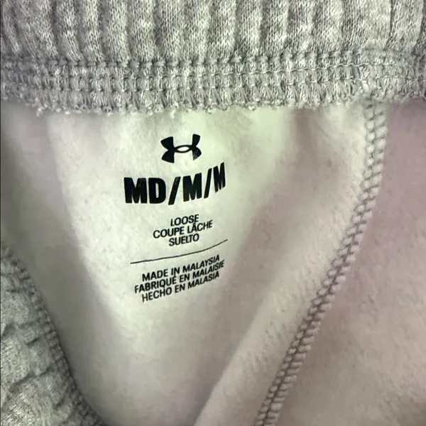 Under Armour Light Gray Cargo Sweatpants - Image 3