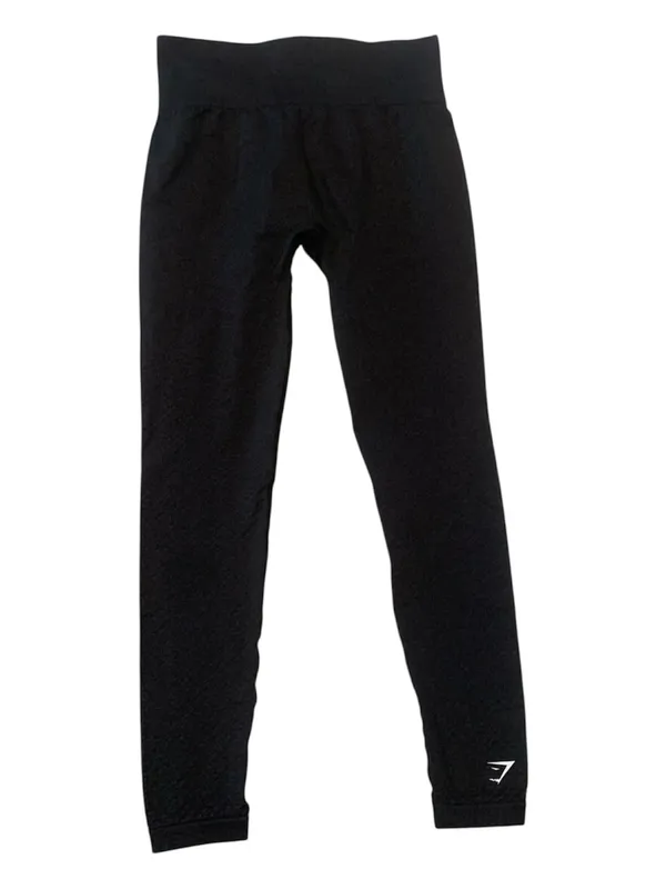 GYMSHARK Black High-Rise Seamless Leggings - Image 2