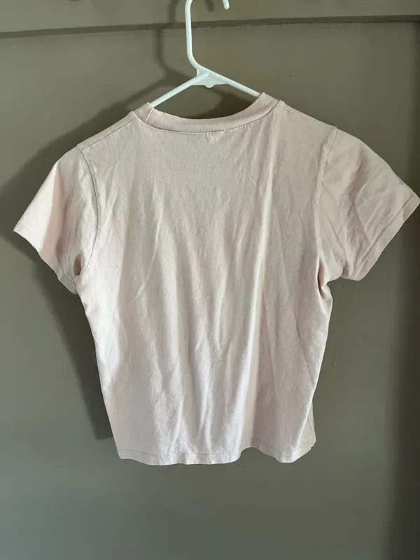 Brandy Melville Light Pink Tee - Image 3