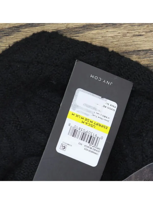 NWT Jones New York Cable Turtleneck Sweater with Long Sleeves Adriadic Black M - Image 7