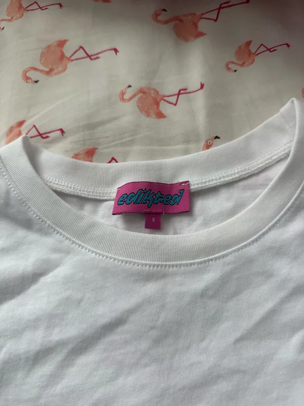 Edikted white tee shirt  - Image 2