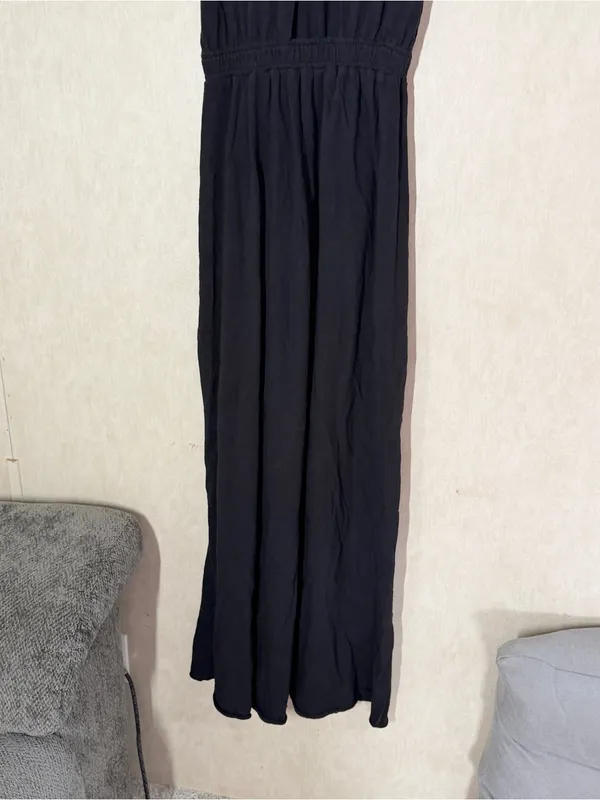 FP Beach Women’s Andrina's Long Cut Out High Slit Side Maxi Dress in Black XS - Image 8