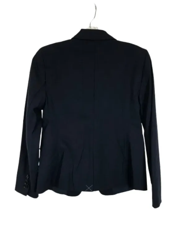 NWT Ann Taylor Factory Petite Size 4 4P Navy Blue One-Button Blazer Jacket NEW - Image 3