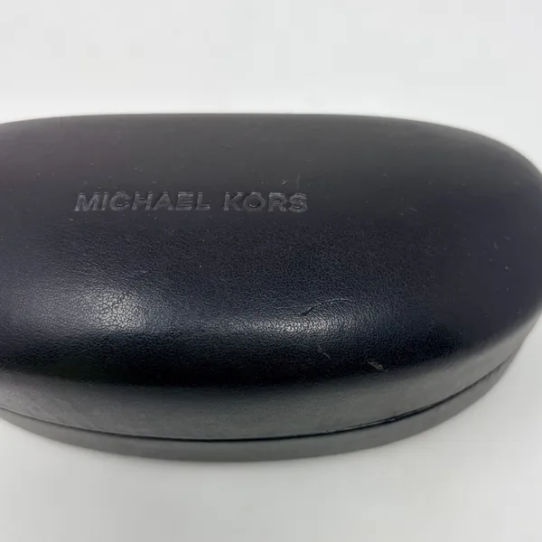 Michael Kors Brown Velvet Lined Sunglass Case and Lens Cloth Very Good Condition - Image 3