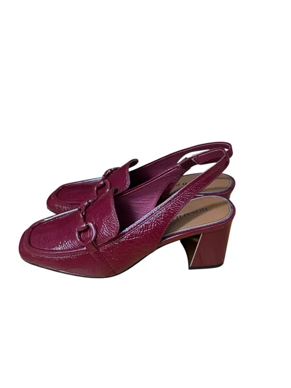 Donald Pliner Loafer Slingback Pump in cranberry 8 NWT - Image 5