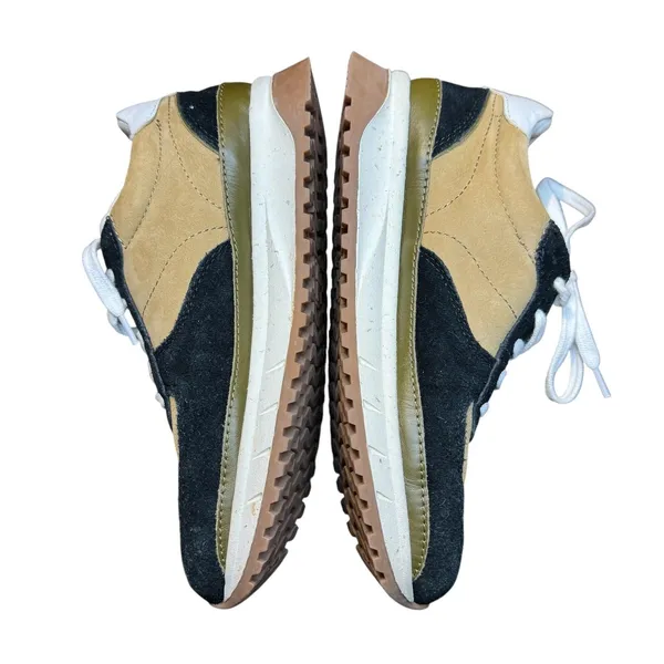 Madewell MWL Shoes Womens Size 7 Beige Leather Colorblock Casual‎ Sneakers - Image 5