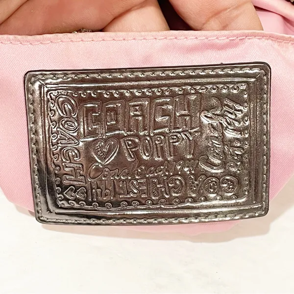 Coach Pink Poppy Story Multi Zipper Crossbody‎ Bag - Image 4
