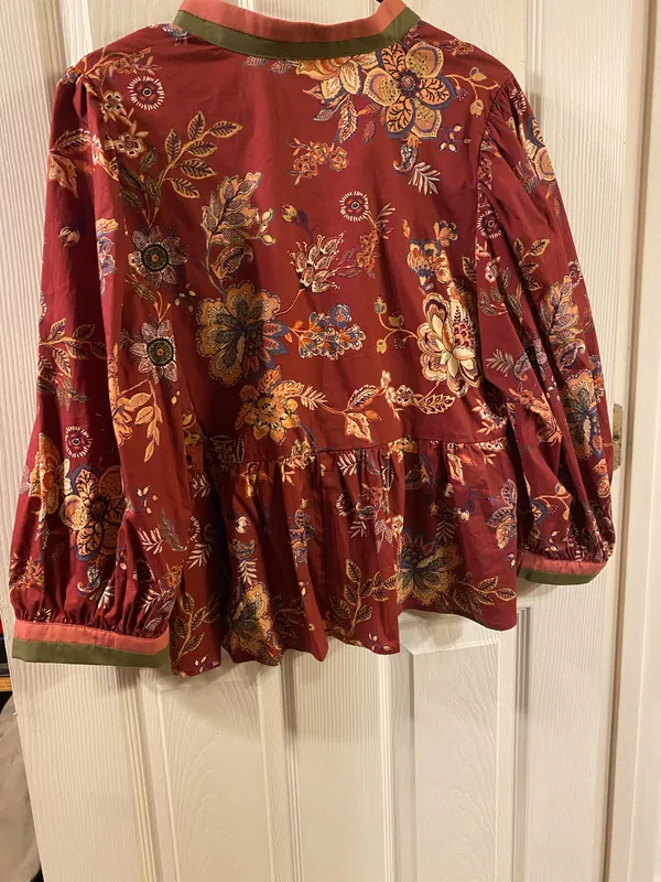 Ellies boutique blouse Red Size XL - Image 2