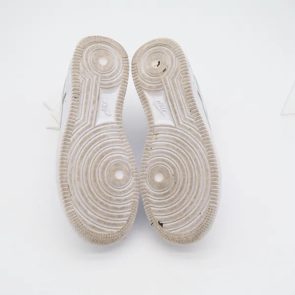 Nike Air Force 1 07 Womens 6.5 White Low Top Sneakers 315115-112 Triple White - Image 10