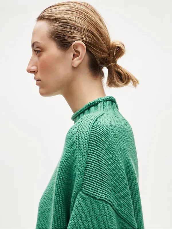 J. Crew 2025 Rollneck in Summer Yard Green Size XXS - Image 3