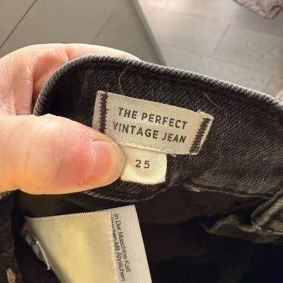 Madewell Women’s 25 Black The Perfect Vintage Jean - Image 5