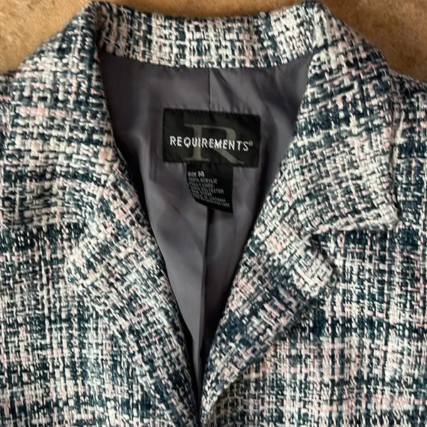 Reflections tweed blazer size 14 Pink - Image 5