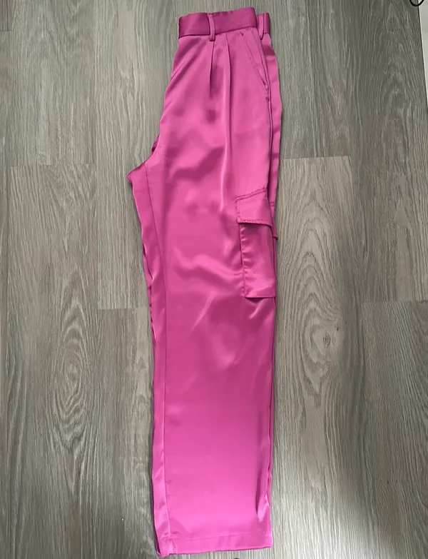 Dynamite Satin Cargo Pants - Image 5