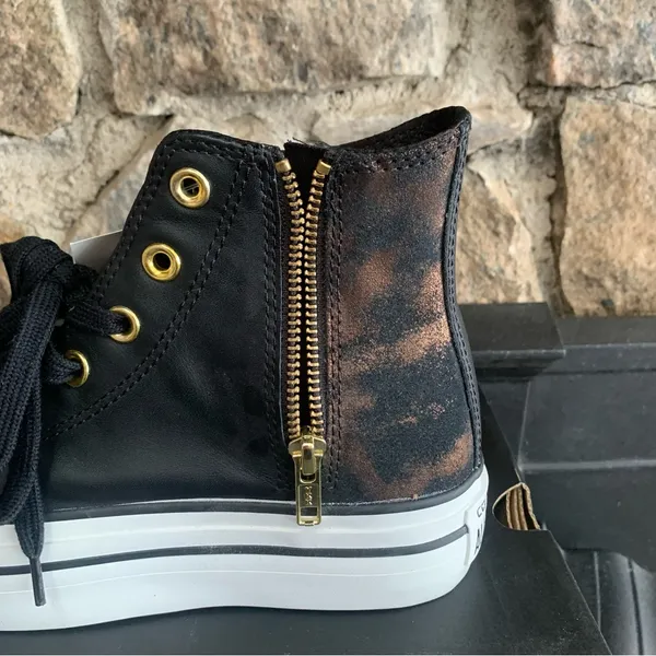 Converse Chuck Taylor All-Star Lift Platform Sneakers Black Women Size 7 540254C - Image 7