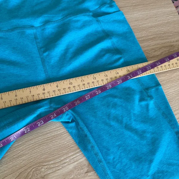 Beyond Yoga XL Spacedye Out Of Pocket Leggings Cali Blue Heather Pilates Outdoor - Image 6