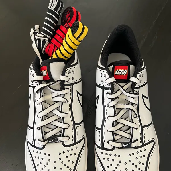 New NIKE LEGO Dunk Low GS 'Sail' - Image 5