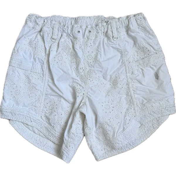 Free People Gonna Love Me Eyelet Shorts White Medium Soft Feminine Cargo Lace‎ - Image 2