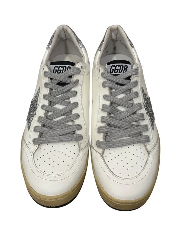 NEW Golden Goose Ball Star Leather Glitter Sneakers Size 36 US 6 - Image 5