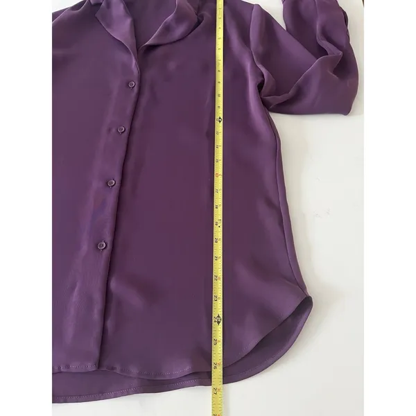 Babaton Aritzia XS Monocle Button Down Shirt Ube Purple - Image 8
