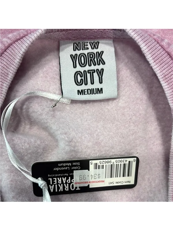 New York City Pink Crewneck Sweatshirt - Image 2