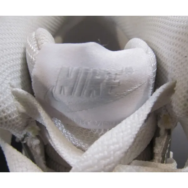 Nike Court Vision Mid White Metallic Silver Women's Size 8.5 CD5436-108 - Image 5