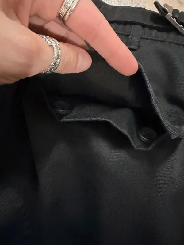 Black Cargo Pants - Image 6
