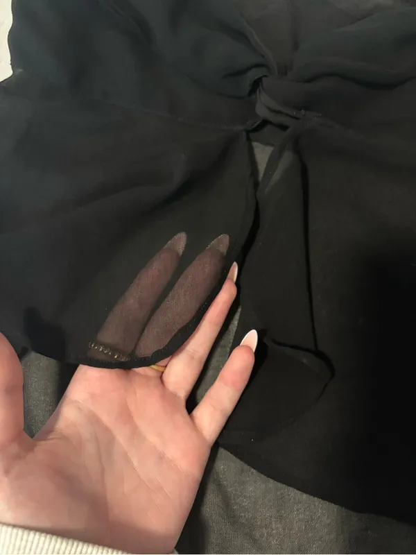 Beginning Boutique Sheer Black Strapless Top - Image 13