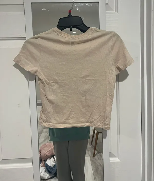 H&M Surfer Khaki Baby Tee Print - Image 2