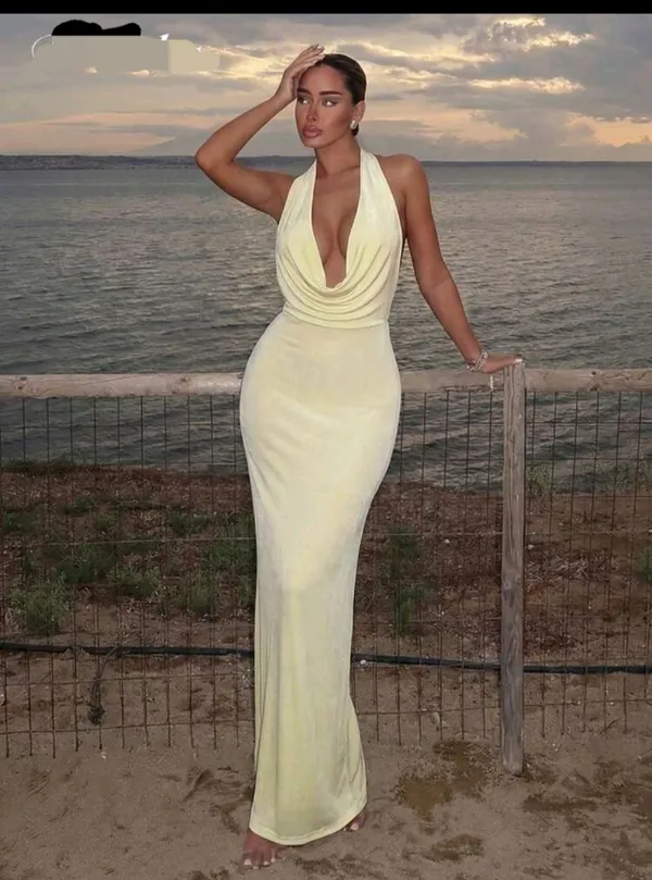 Women’s elegant bodycon maxi dress  - Image 6