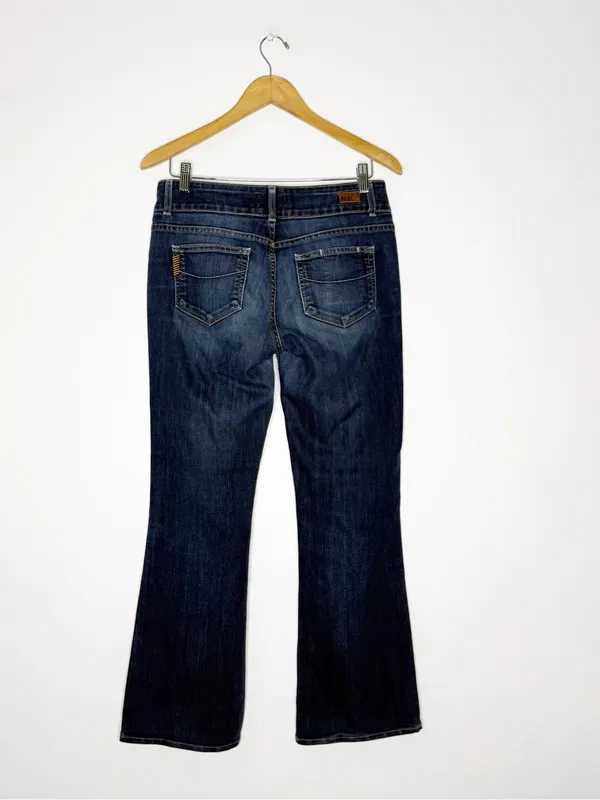 PAIGE Hidden Hills Jeans Women’s Size 29 Dark Wash Bootcut Mid Rise - Image 2
