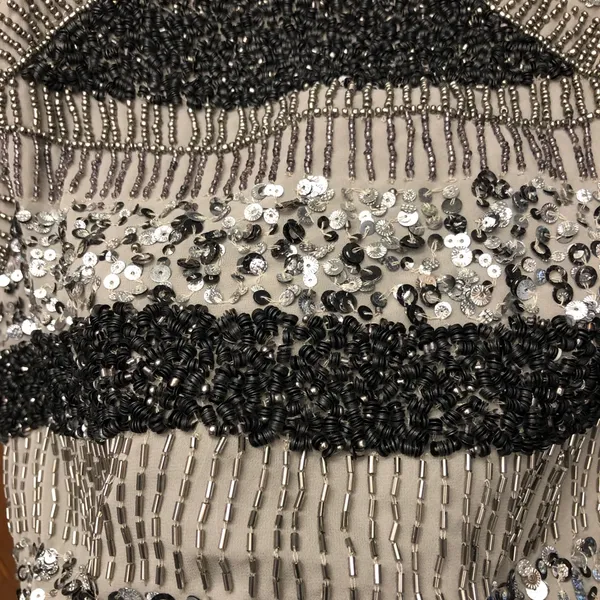 Piperlime Beaded Mini Skirt L Black Size L - Image 2
