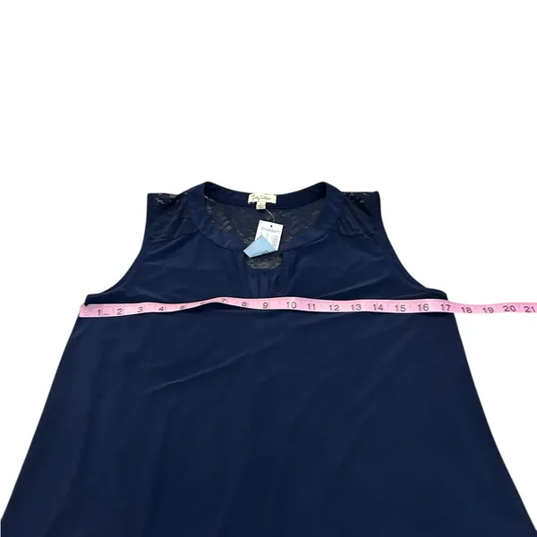 LILY WHITE dressy blue tank nwt - Image 3