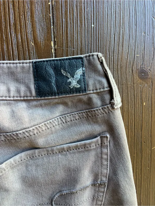 American Eagle Outfitters Taupe Skinny Jeans - Image 4