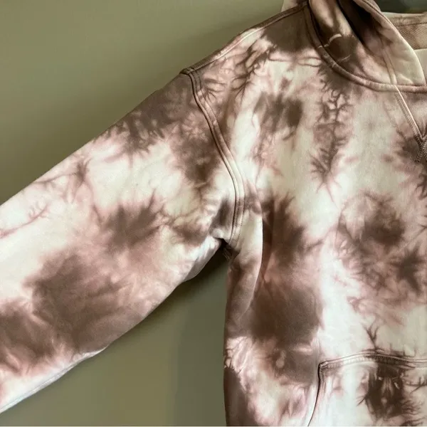 Lululemon All Yours Hoodie‎ Fleece Sweatshirt Marmoleado Tie Dye Earth Dye Clay - Image 4