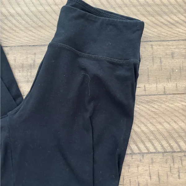 Aerie NWOT- Cotton Black High-Waisted Leggings - Image 2
