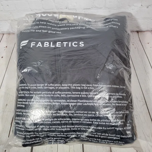 Fabletics Black Puffer Coat Midi Belted Stand Collar Full Zip Women's Winter XXL - Image 10