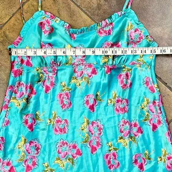 Victoria’s Secret Angels Floral Babydoll Adjustable Straps Nighty Medium - Image 6