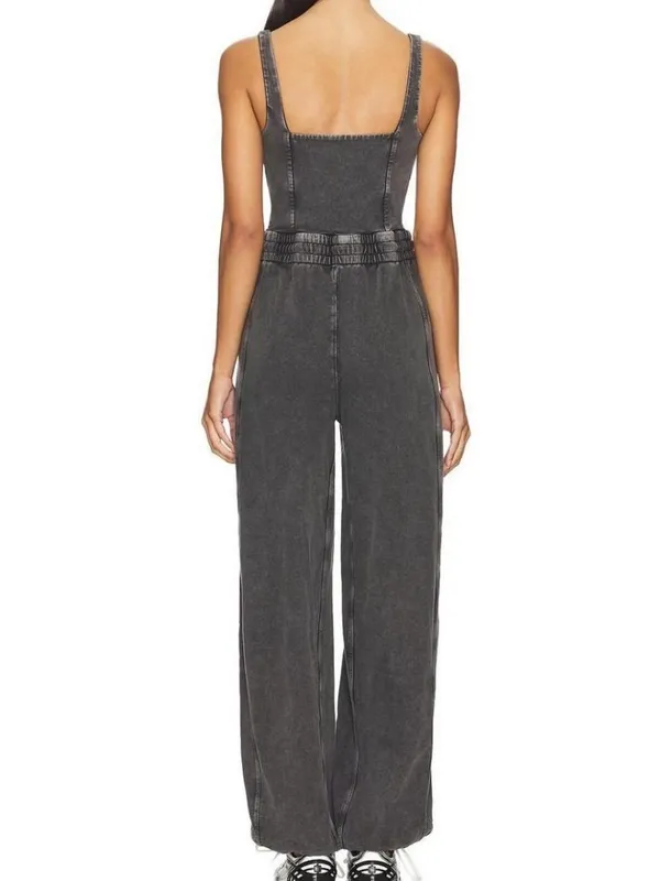 NWOT FP MOVEMENT Inbound Onesie Jumper Black - Image 3