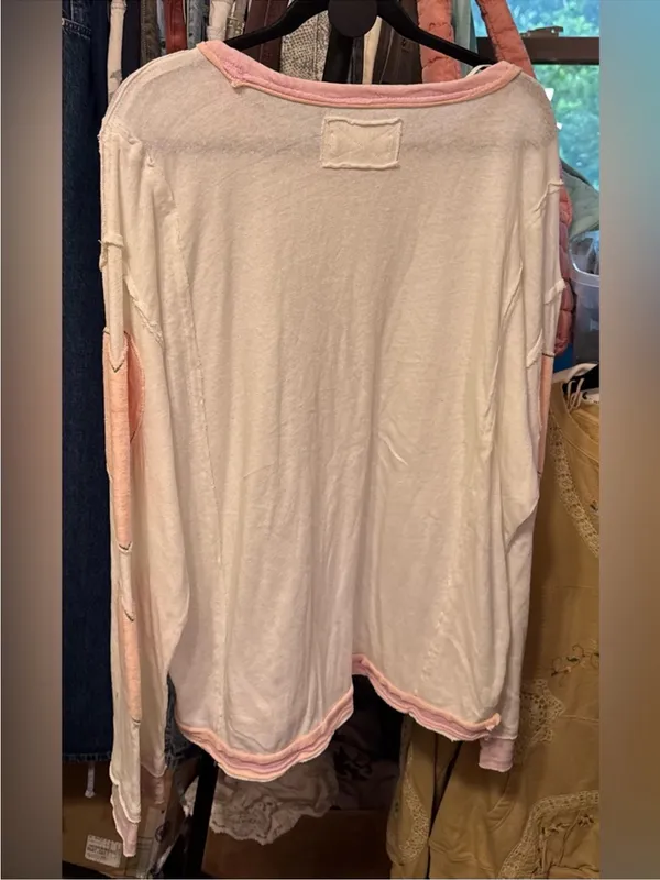 NWOT Free People We The Free You're A Star Tee - Mint Heart Combo - Large - Image 7