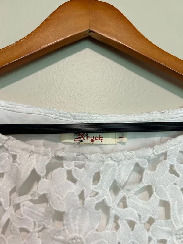 White dress (L) Size L - Image 3