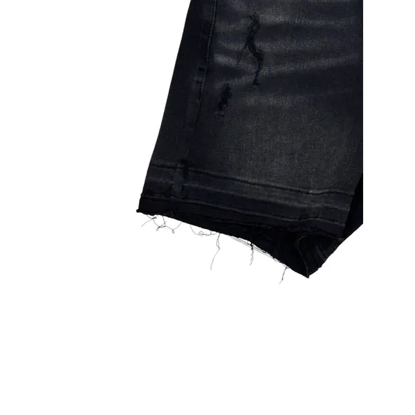 Vervet Women's Shorts Rebecca High-Rise‎ Raw Hem Bermuda Denim Black Sz. XS NWT - Image 3